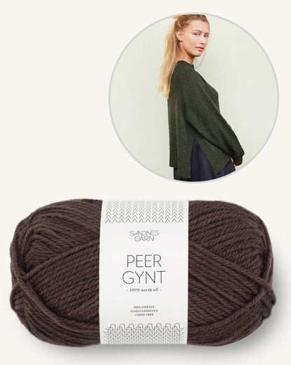 Kelly Pullover | mit Gratisanleitung aus Peer Gynt von Sandnes Garn