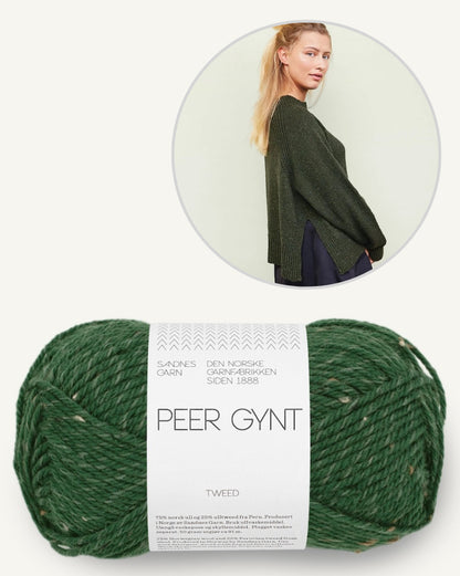 Kelly Pullover | mit Gratisanleitung aus Peer Gynt von Sandnes Garn