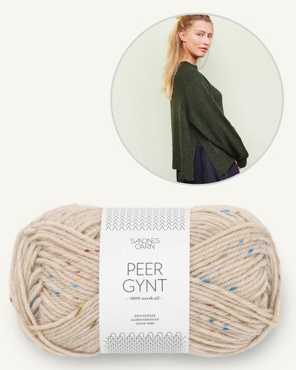 Kelly Pullover | mit Gratisanleitung aus Peer Gynt von Sandnes Garn
