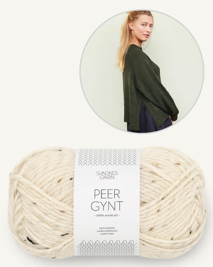 Kelly Pullover | mit Gratisanleitung aus Peer Gynt von Sandnes Garn