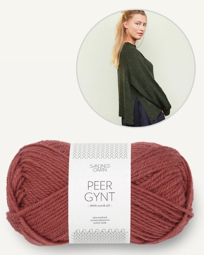 Kelly Pullover | mit Gratisanleitung aus Peer Gynt von Sandnes Garn
