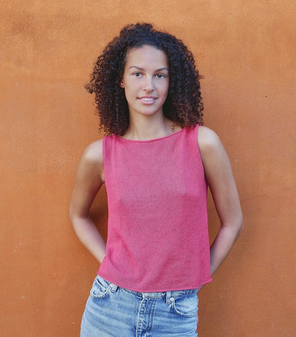 Top Sigrid | ligne A délicate en pure soie de Knitting for Olive