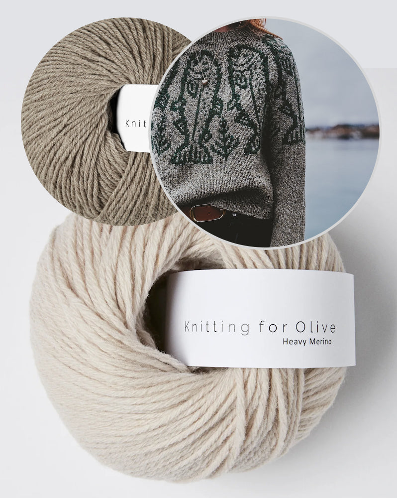 Caitlin Hunter King Salmon Sweater mit Heavy Merino von Knitting for Olive 15