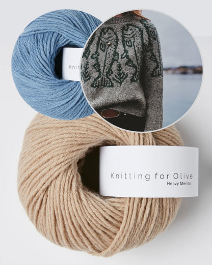 King Salmon | bezauberndes Muster aus Heavy Merino von Knitting for Olive
