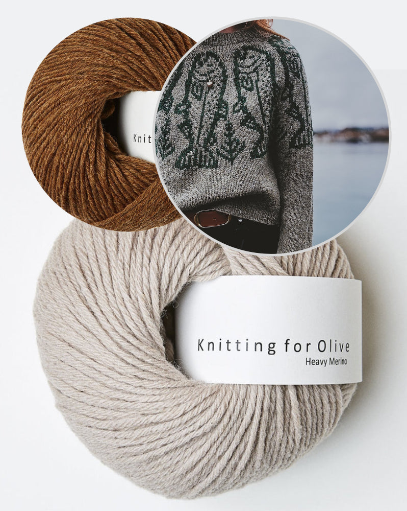 Caitlin Hunter King Salmon Sweater mit Heavy Merino von Knitting for Olive 14