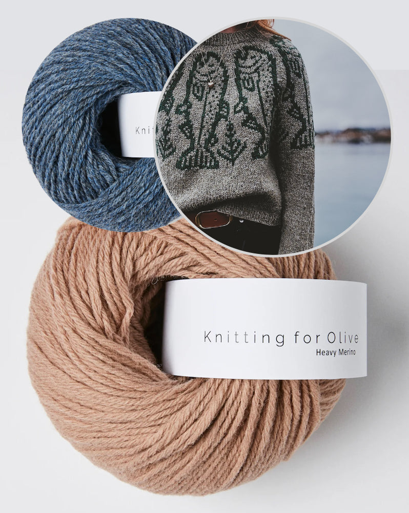 Caitlin Hunter King Salmon Sweater mit Heavy Merino von Knitting for Olive 16