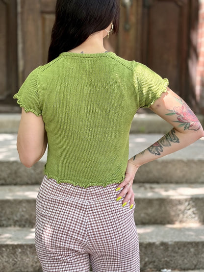 Baby Gem T-shirt | fortryllende flæser i Mandarin Petit fra Sandnes Garn