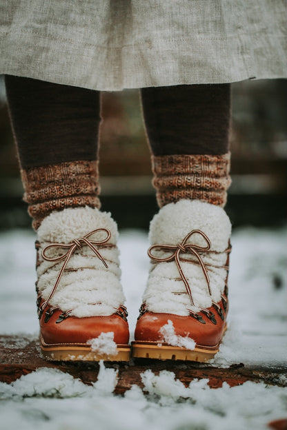 Calluna Socken | einfach weiches Strukturmuster