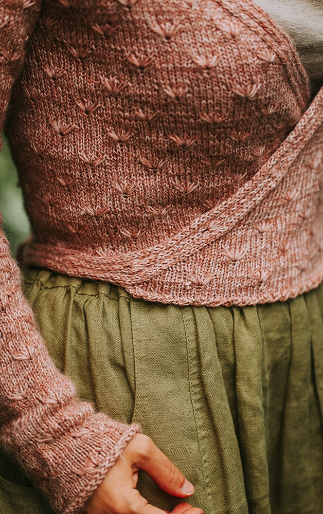Wickeljacke Wiesenblume von Kleinigkeitenliebe mit Classic Cashmere von Cardiff 3