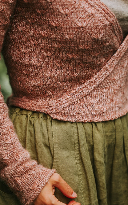 Wickeljacke Wiesenblume von Kleinigkeitenliebe mit Classic Cashmere von Cardiff 3