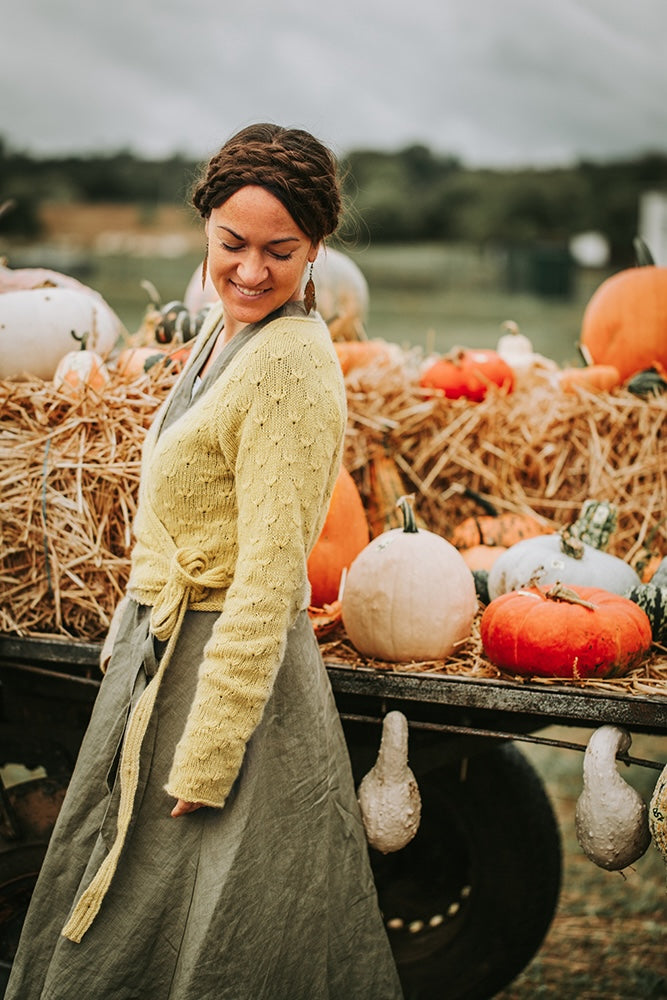 Wickeljacke Wiesenblume von Kleinigkeitenliebe mit Classic Cashmere von Cardiff 5
