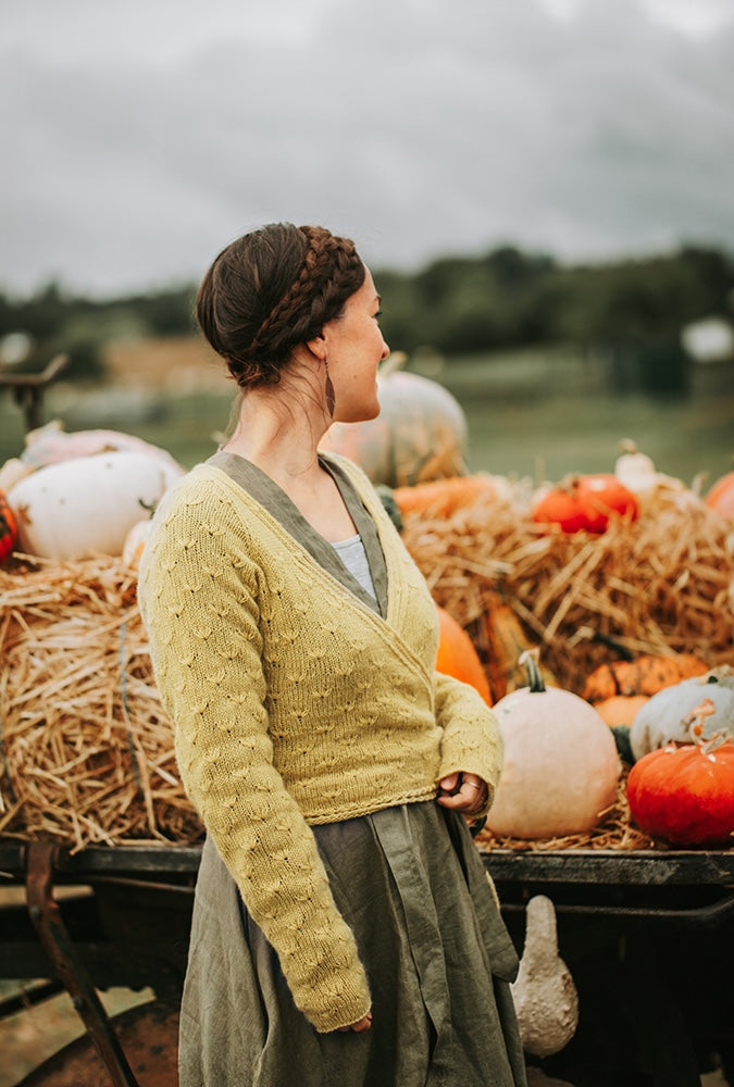 Wickeljacke Wiesenblume von Kleinigkeitenliebe mit Classic Cashmere von Cardiff 7