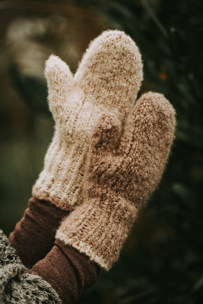 Mellow Mittens Cashmere | fantastisch weich aus reinem Kaschmir Bouclé von Cardiff