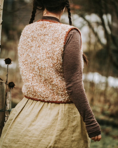 Mellow Vest Chunky | verspielter Lagen Look aus Teddy Dear und Brisa