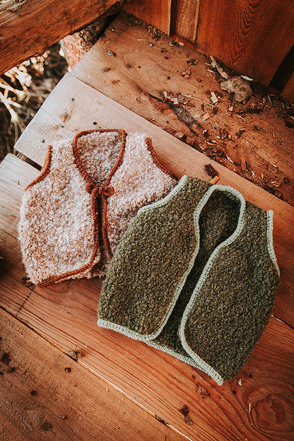 Mellow Vest Kids | super kuschelweich aus Teddy Dear von Gepard und Brisa von BC Garn