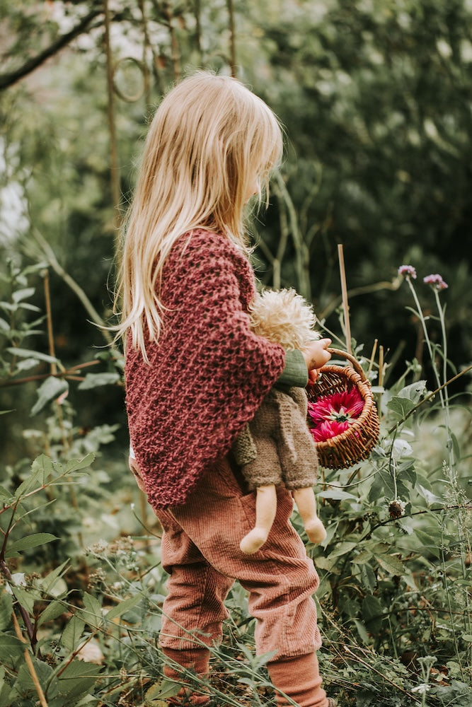 Poncho Akina Kids von Kleinigkeitenliebe mit Poppy von Sandnes Garn 5