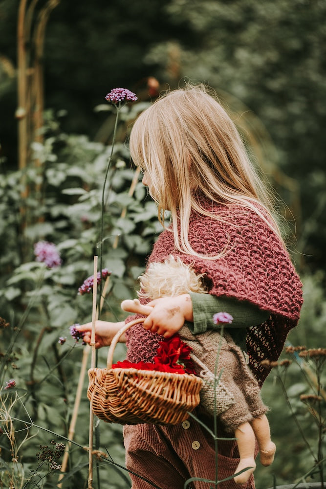 Poncho Akina Kids von Kleinigkeitenliebe mit Poppy von Sandnes Garn 8