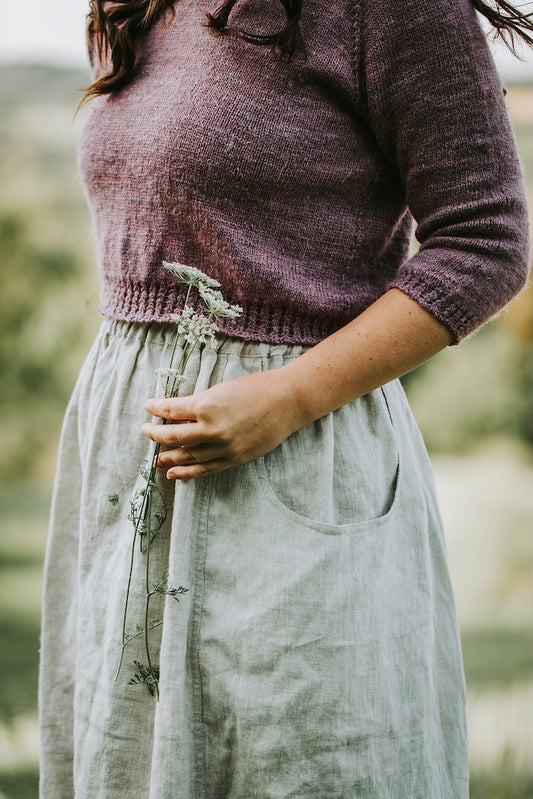 Kleinigkeitenliebe Vallmo Bluse mit Merino von Knitting for Olive 1