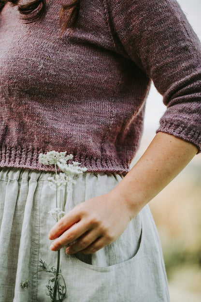 Kleinigkeitenliebe Vallmo Bluse mit Merino von Knitting for Olive 5