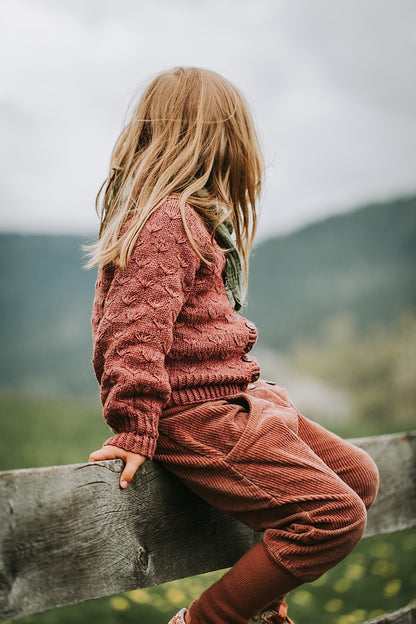 Wiesenblume Cardigan Kinder | märchenhafte Jacke aus Sole von Pascuali