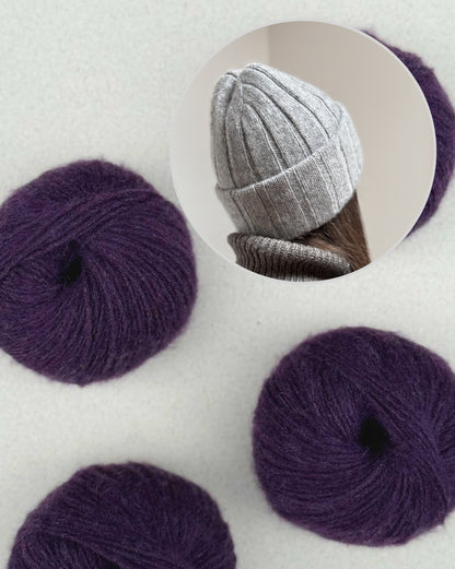 The Knitonomy Boston Hat | klassisch schön aus weichem Cashmere 6/28 von Pascuali