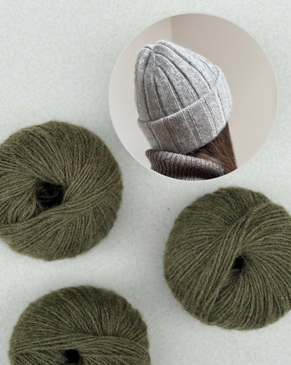 The Knitonomy Boston Hat | klassisch schön aus weichem Cashmere 6/28 von Pascuali