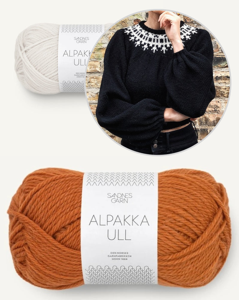 Knitorious RBG Sweater von Park Williams mit Alpakka Ull von Sandnes Garn 6