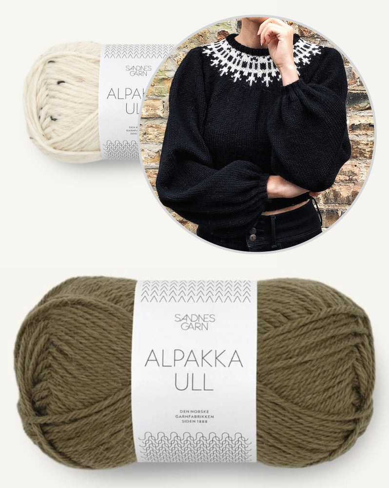 Knitorious RBG Sweater von Park Williams mit Alpakka Ull von Sandnes Garn 10