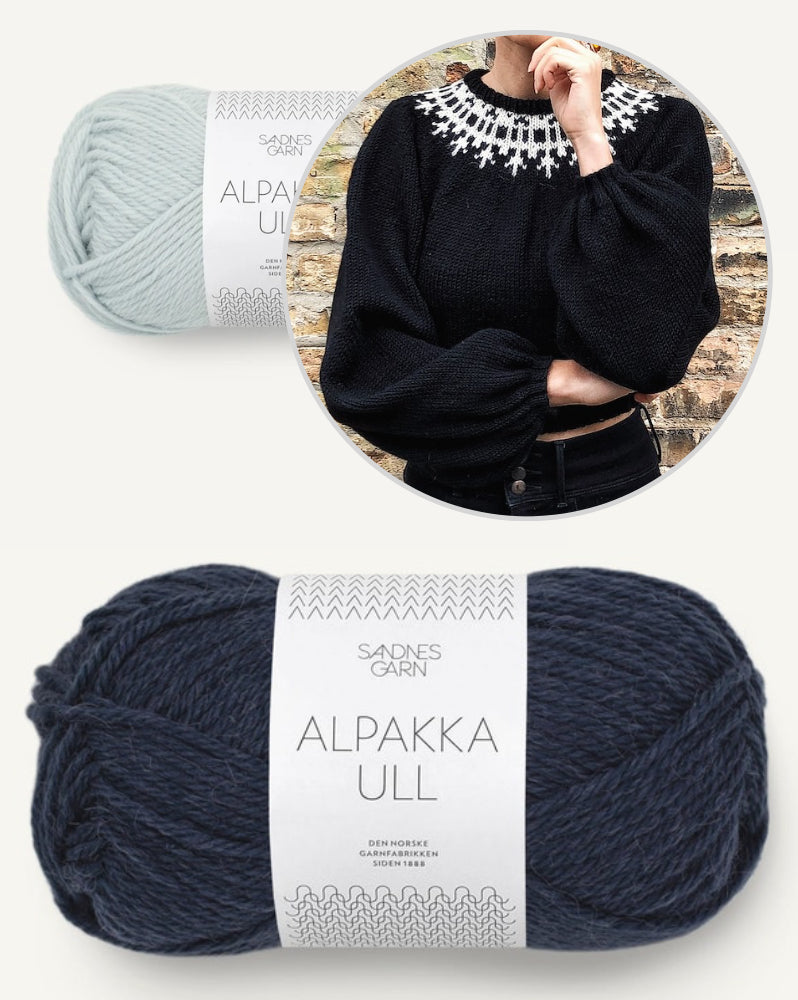 Knitorious RBG Sweater von Park Williams mit Alpakka Ull von Sandnes Garn 9