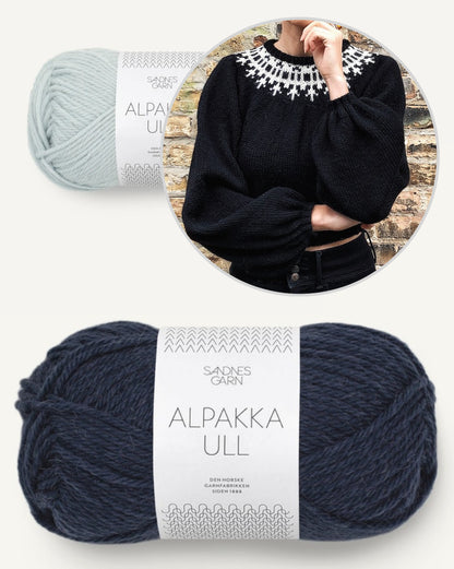 Knitorious RBG Sweater von Park Williams mit Alpakka Ull von Sandnes Garn 9