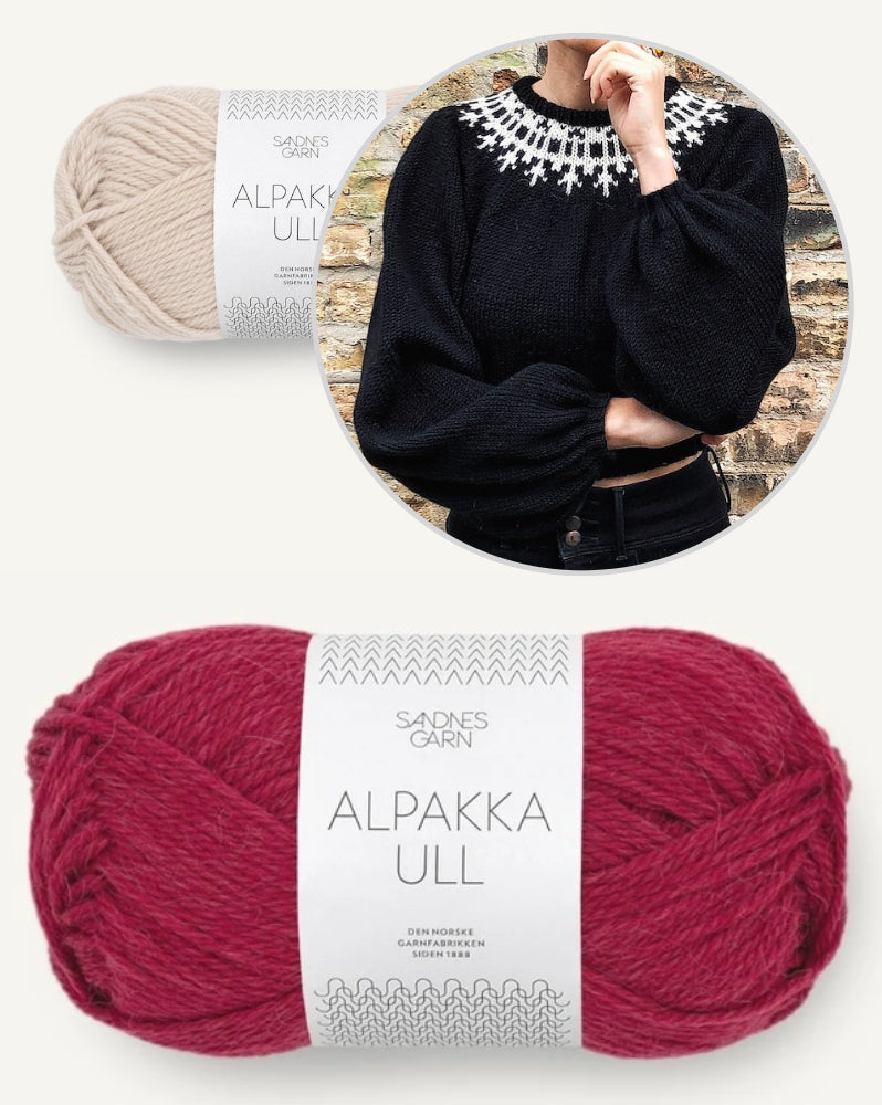 Knitorious RBG Sweater von Park Williams mit Alpakka Ull von Sandnes Garn 8