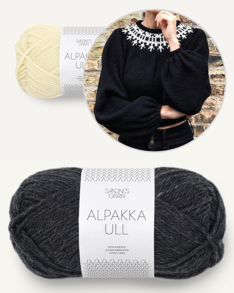 Knitorious RBG Sweater von Park Williams mit Alpakka Ull von Sandnes Garn 7