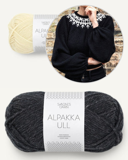 Knitorious RBG Sweater von Park Williams mit Alpakka Ull von Sandnes Garn 7