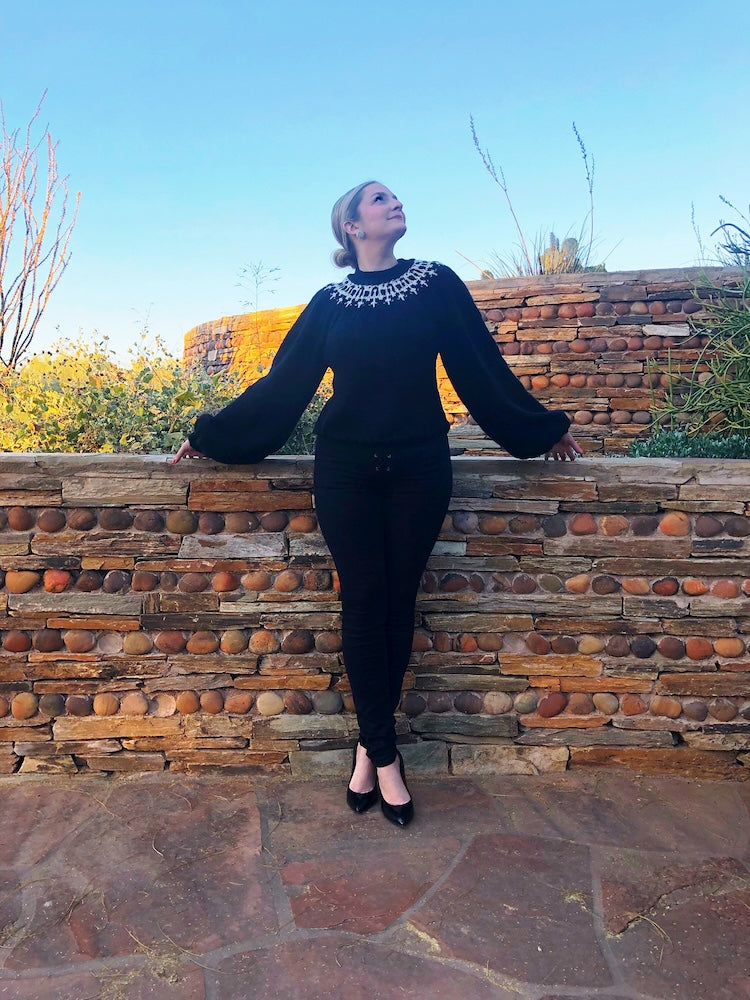 Knitorious RBG Sweater von Park Williams mit Alpakka Ull von Sandnes Garn 2