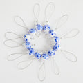 Knitpro Maschenmarkierer Playful Beads, 12 Marketer mit blau weißen Perlen