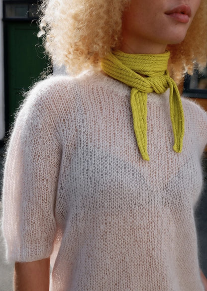 Alex Scarf - klein | bezaubernd schlichtes Mini Tuch mit Merino von Knitting for Olive