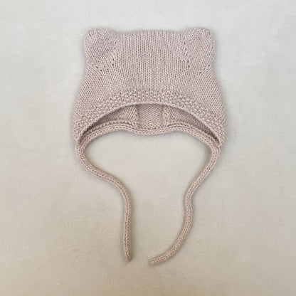 Baby Bear Bonnet mit Merino und Soft Silk Mohair von Knitting for Olive 6