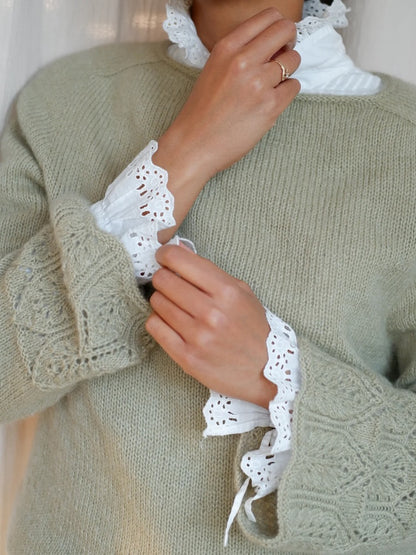 Daimi Sweater | weite Musterärmel mit Merino und Soft Silk Mohair
