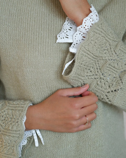 Daimi Sweater | weite Musterärmel mit Merino und Soft Silk Mohair
