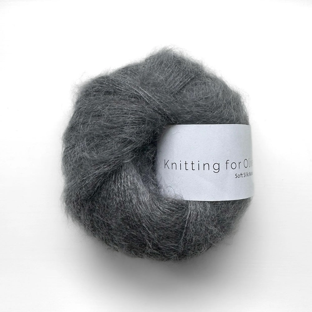 Knitting for Olive Soft Silk Mohair Farbe thunder cloud