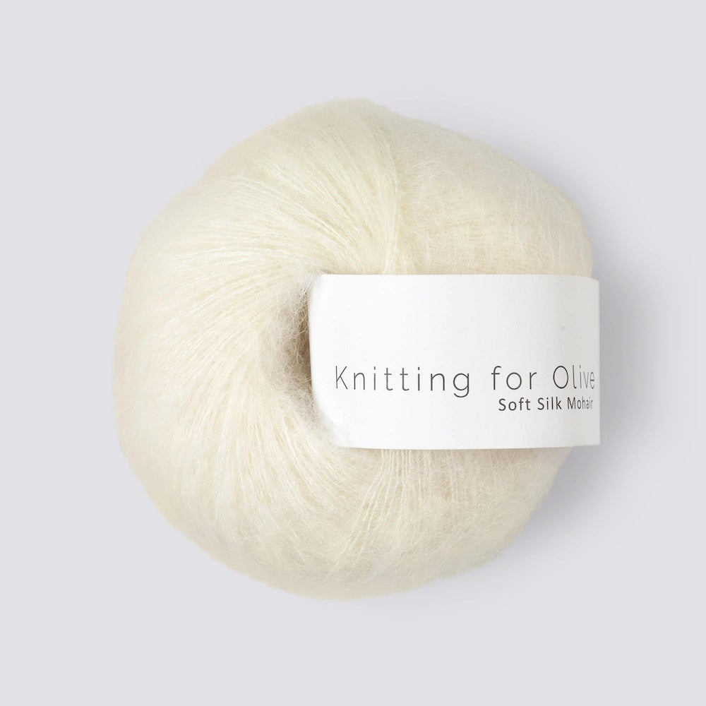 Knitting for Olive Soft Silk Mohair Farbe undyed