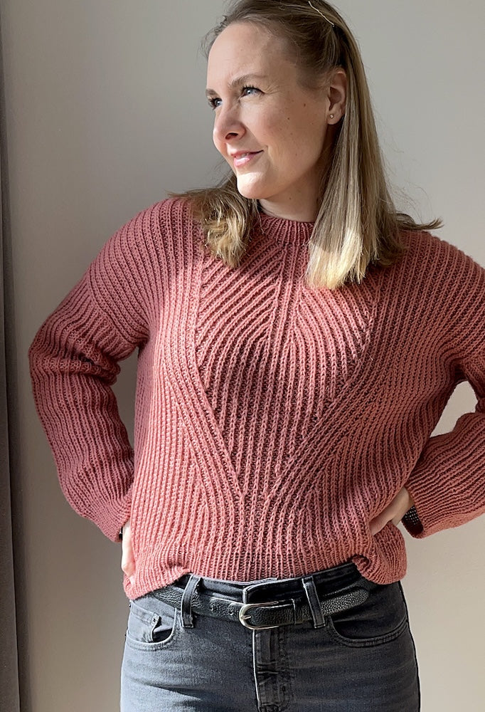 Ava Sweater | herrlich weiches Halbpatent aus Sayama von Pascuali