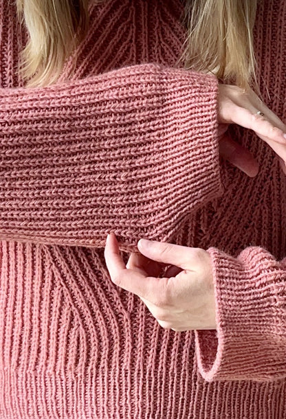 Ava Sweater | herrlich weiches Halbpatent aus Sayama von Pascuali