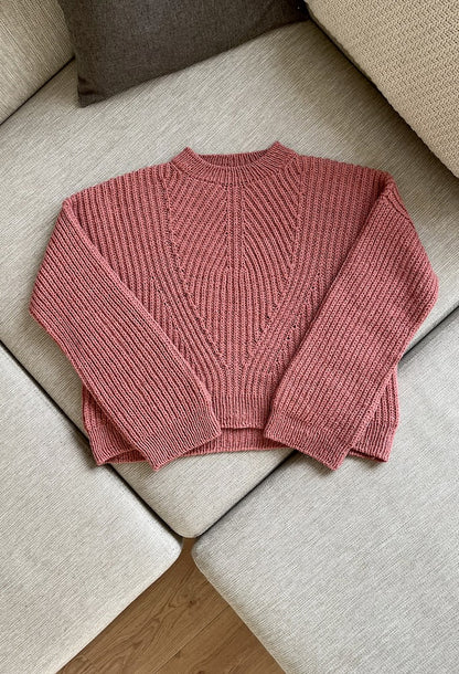 Ava Sweater | herrlich weiches Halbpatent aus Sayama von Pascuali