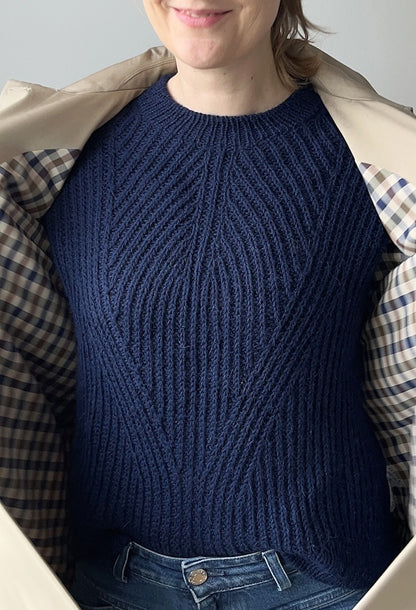 Ava Sweater | herrlich weiches Halbpatent aus Sayama von Pascuali