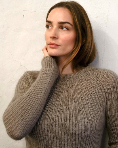 Bellis Rib Shirt | zartes Muster aus Merino und Soft Silk Mohair