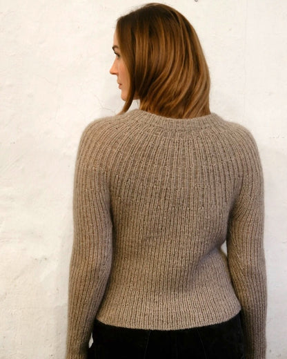 Bellis Rib Shirt | zartes Muster aus Merino und Soft Silk Mohair