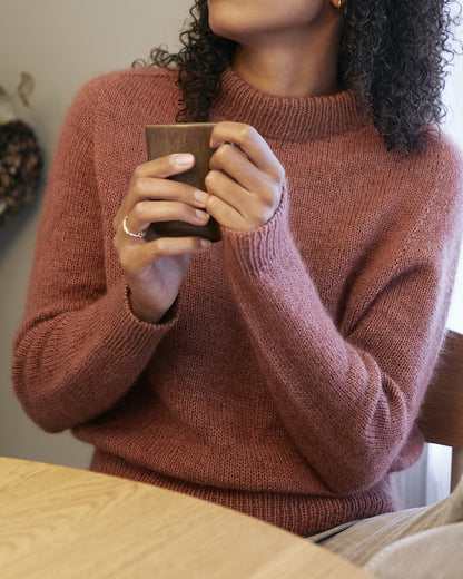 Carlie Sweater | lässig elegant aus Merino und Soft Silk Mohair von Knitting for Olive