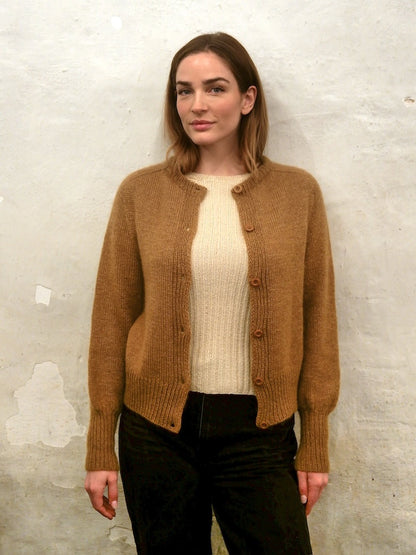Johanne Cardigan | elegant und Basic aus Merino und Soft Silk Mohair