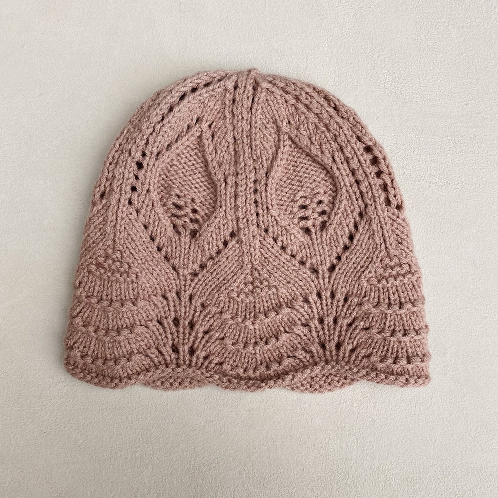 Knitting for Olive Lace Beanie mit Merino 3